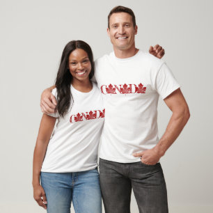 Plus Size Canada Shirt Personalisiert Retro T - Sh
