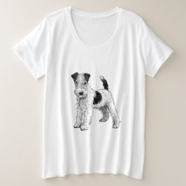 Plus Size Fox Terrier T - Shirt
