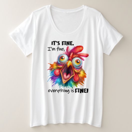 Plus Size T - Shirt (Design vorne)
