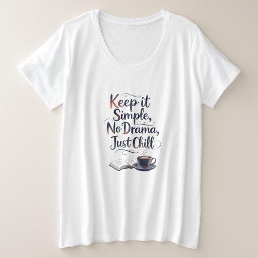 Plus Size T-Shirt für Frauen (Design vorne)