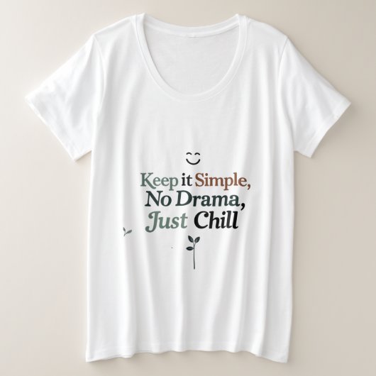 Plus Size T-Shirt für Frauen (Design vorne)