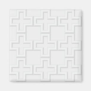 Plus verkörpertes Oberflächenmuster Magnet