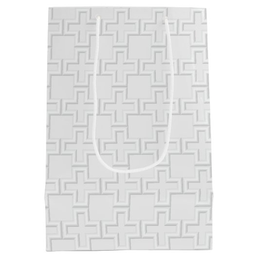 Plus verkörpertes Oberflächenmuster Mittlere Geschenktüte (Rückseite)