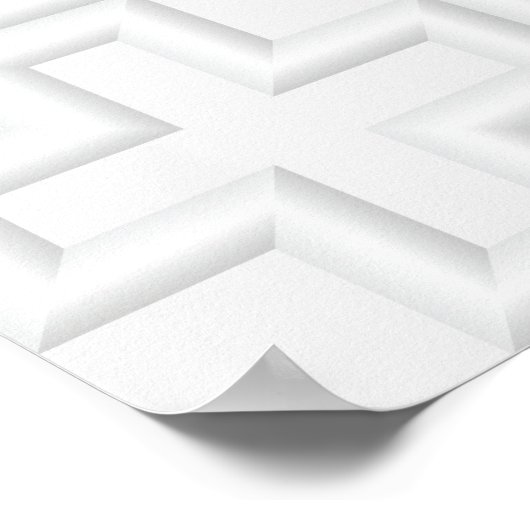 Plus verkörpertes Oberflächenmuster Poster (Ecke)