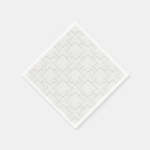 Plus verkörpertes Oberflächenmuster Serviette (Ecke)