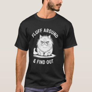 Plüschige lustige sarkastische Katzenlady-Zitat Hu T-Shirt