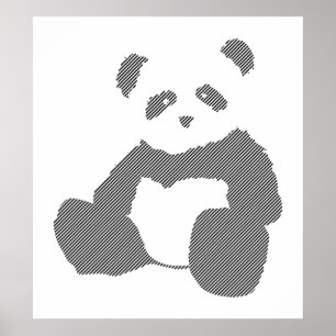 Plüschpanda Poster