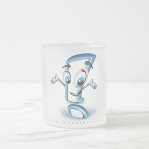 Plusee! Mattiertes Glas 10oz Mattglastasse
