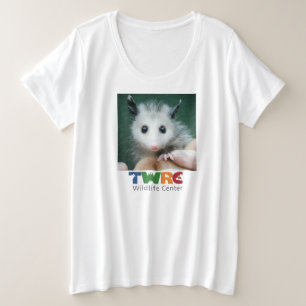 Plusgrößen-T - Shirt mit Opossum