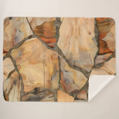 Plush Anpassbarer Sherpa-Fleece-Thread Sherpadecke (Vorderseite (Horizontal))