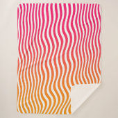 PLUSH CANDY APPLE STRIPES SHERPADECKE (Vorderseite)
