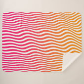 PLUSH CANDY APPLE STRIPES SHERPADECKE (Vorderseite (Horizontal))