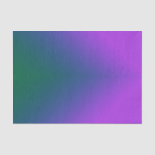 Plush Peacock Ombre Seidenpapier (Vorderseite)