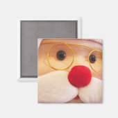Plush Santa Claus Magnet (Vorderseite/Rückseite)