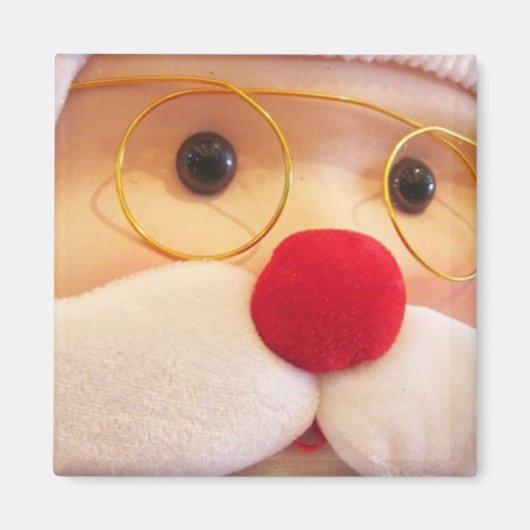 Plush Santa Claus Magnet (Vorne)