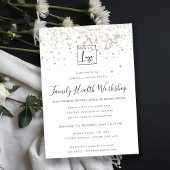 PLUSH SILVER FOIL TEXTURE IHR LOGO-WORKSHOP-EREIGN EINLADUNG