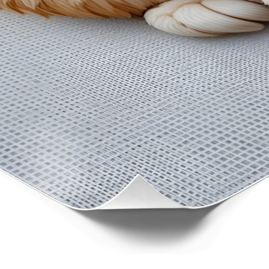 Plush Stickkatze Poster (Ecke)