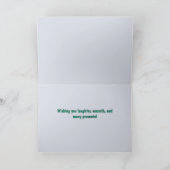 Plush Toy Christmas Card Feiertagskarte (Innenseite)