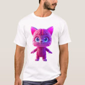 Plushie Cyberpunk Cat T-Shirt (Vorderseite)