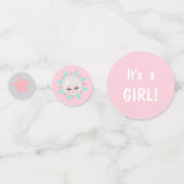 Plushie Pony Pink Girl Babydusche Konfetti (Vorderseiten)