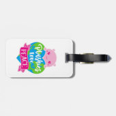 Plushies Liebe Frieden | Niedlich Kawaii Heart Ear Gepäckanhänger (Rückseite horizontal)