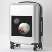Pluto & Charon 9. oder Zwarf-Planet-Sonnensystem Aufkleber (Koffer)