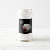Pluto & Charon 9. oder Zwarf-Planet-Sonnensystem Bierglas (Mittel)