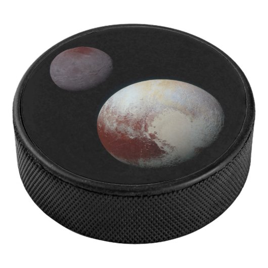 Pluto & Charon 9. oder Zwarf-Planet-Sonnensystem Eishockey Puck (3/4)