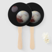 Pluto & Charon 9. oder Zwarf-Planet-Sonnensystem Fächer (Vorne und Hinten)