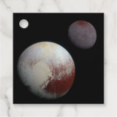 Pluto & Charon 9. oder Zwarf-Planet-Sonnensystem Geschenkanhänger (Vorderseite)