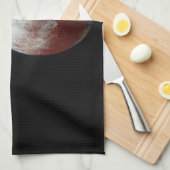 Pluto & Charon 9. oder Zwarf-Planet-Sonnensystem Geschirrtuch (Viertel Falte)