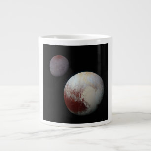 Pluto & Charon 9. oder Zwarf-Planet-Sonnensystem Jumbo-Tasse