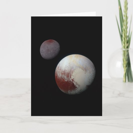 Pluto & Charon 9. oder Zwarf-Planet-Sonnensystem Karte (Vorderseite)