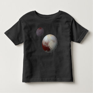 Pluto & Charon 9. oder Zwarf-Planet-Sonnensystem Kleinkind T-shirt