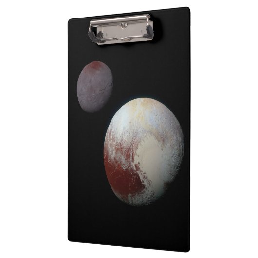 Pluto & Charon 9. oder Zwarf-Planet-Sonnensystem Klemmbrett (Links)