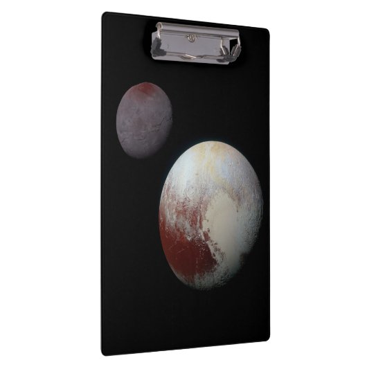 Pluto & Charon 9. oder Zwarf-Planet-Sonnensystem Klemmbrett (Rechts)