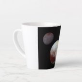 Pluto & Charon 9. oder Zwarf-Planet-Sonnensystem Milchtasse (Linke Ecke)