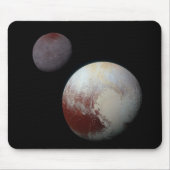 Pluto & Charon 9. oder Zwarf-Planet-Sonnensystem Mousepad (Vorne)