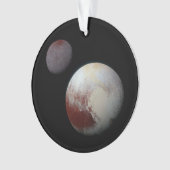 Pluto & Charon 9. oder Zwarf-Planet-Sonnensystem Ornament (Vorderseite)