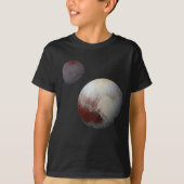 Pluto & Charon 9. oder Zwarf-Planet-Sonnensystem T-Shirt (Vorderseite)