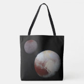 Pluto & Charon 9. oder Zwarf-Planet-Sonnensystem Tasche (Vorderseite)