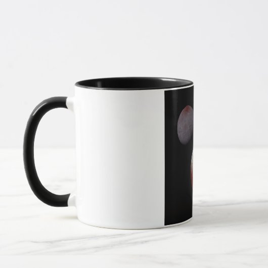 Pluto & Charon 9. oder Zwarf-Planet-Sonnensystem Tasse (Links)