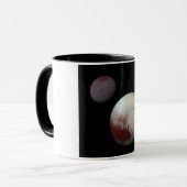 Pluto & Charon 9. oder Zwarf-Planet-Sonnensystem Tasse (Vorderseite Links)
