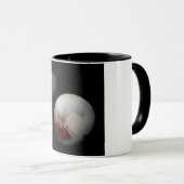 Pluto & Charon 9. oder Zwarf-Planet-Sonnensystem Tasse (VorderseiteRechts)