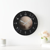 Pluto Clock 2026 Version Große Wanduhr (Zuhause)