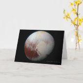 Pluto - der größte zwergartige Planet Karte (Gelbe Blume)