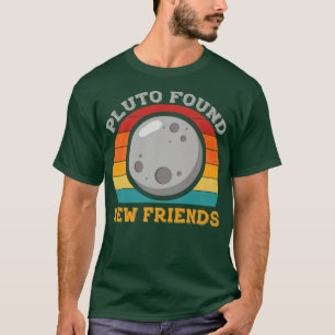 Pluto Found New Friends Solar Space Science Premiu T-Shirt