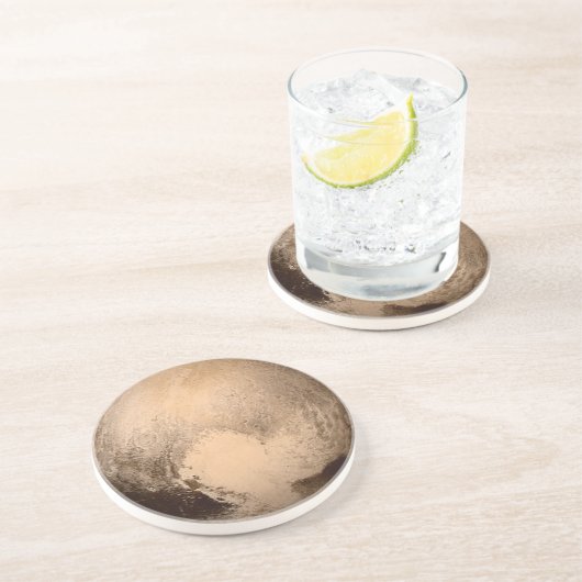 Pluto Getränkeuntersetzer (Seite)