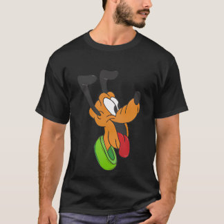 Pluto - Grüner Hintergrund T-Shirt