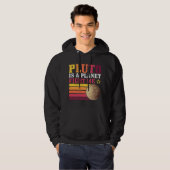Pluto ist ein Planet Kämpf mit mir Pluto Liebhaber Hoodie (Vorne ganz)